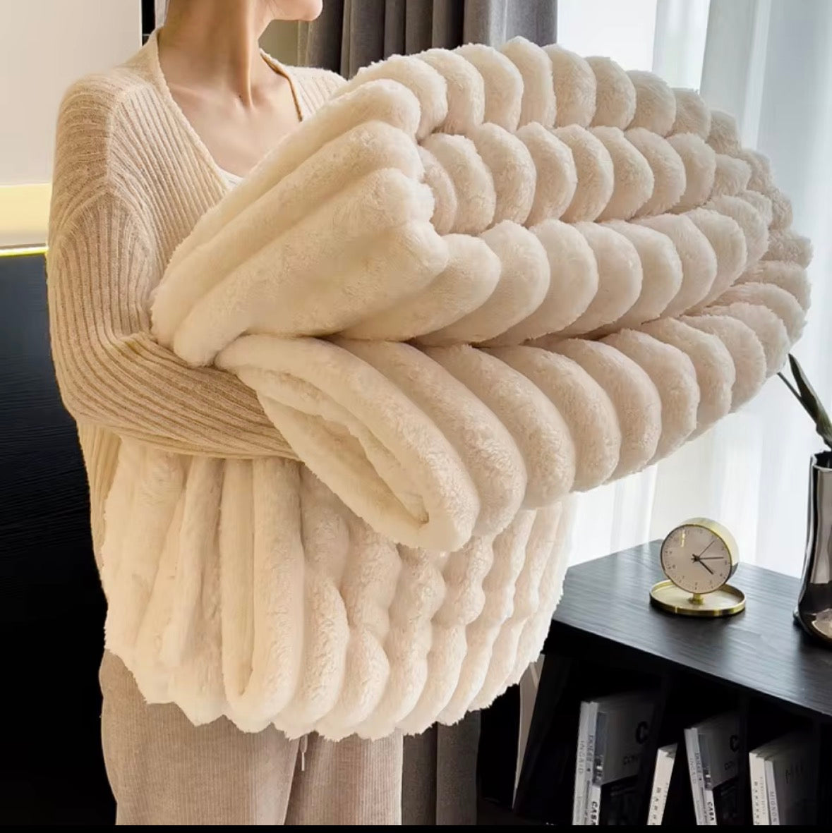 Flauschige Kuscheldecke