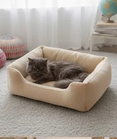 Kuscheliges Katzenbett – Weicher Rückzugsort für deine Samtpfote 🐾