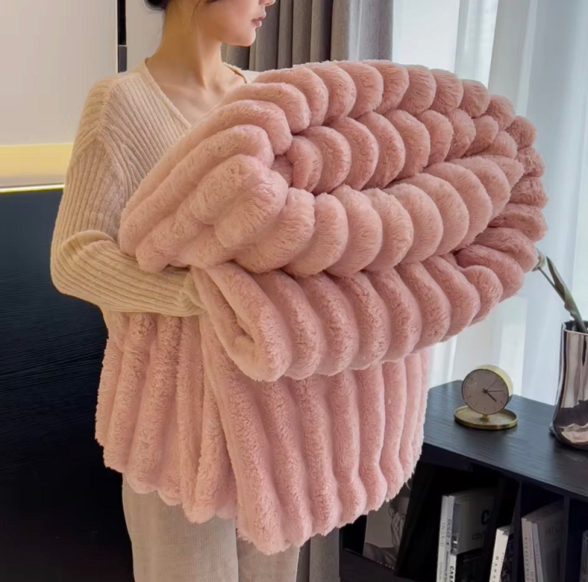 Flauschige Kuscheldecke