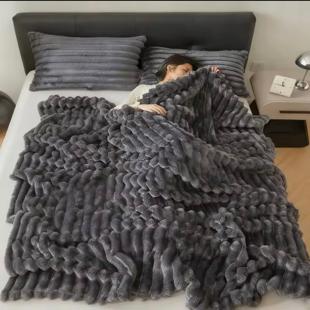 Flauschige Kuscheldecke