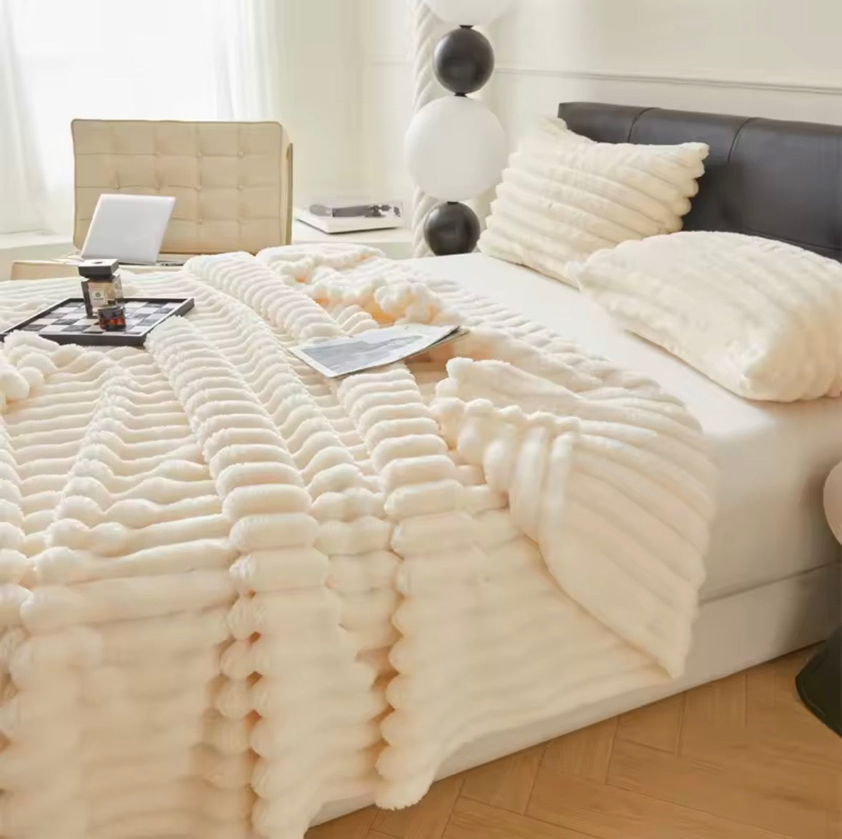 Flauschige Kuscheldecke