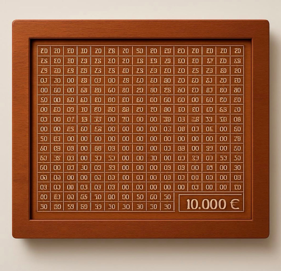 Sparschwein aus Holz (Wiederverwendbar)