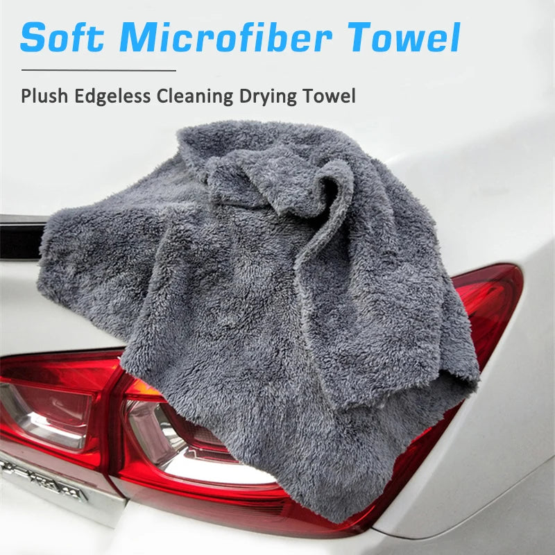 Mikrofaser Auto-Trockentücher Set 40x40cm - 3/5/10 Stück, 350GSM, Kratzfrei