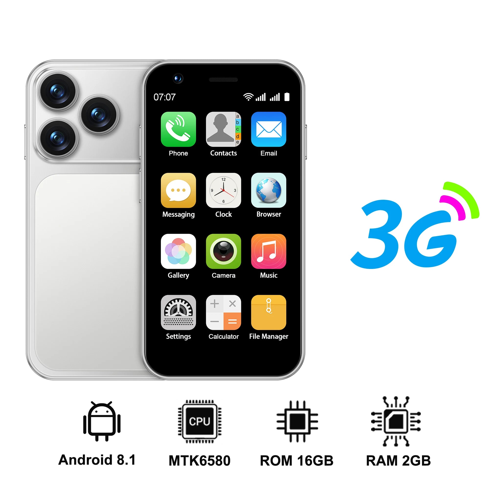 SERVO 18SE MINI Kleines Android Smartphone