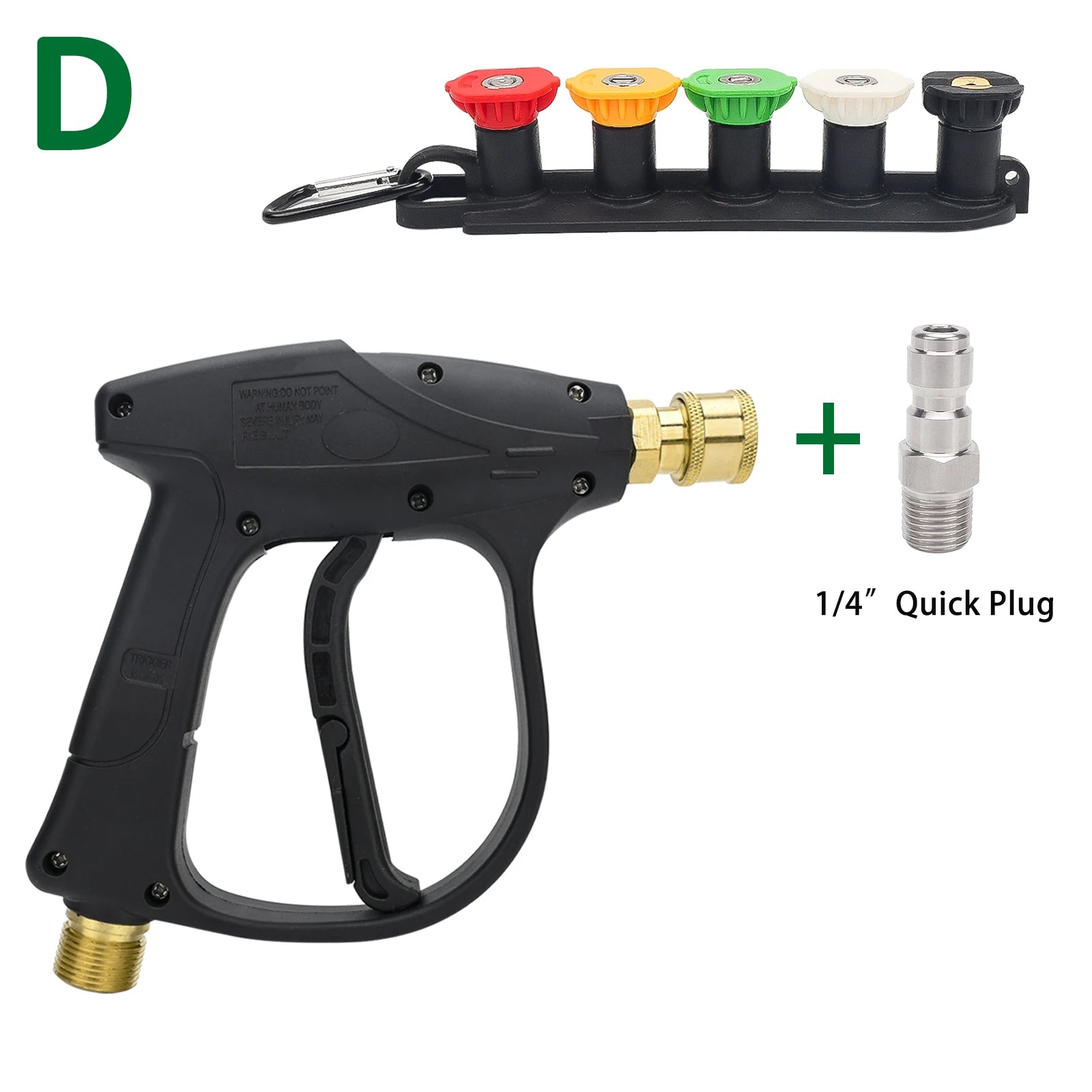Pressure Washer Water Gun for Car Cleaning Hose Connector For Karcher Nilfisk Parkside Bosch Quick connector nozzles