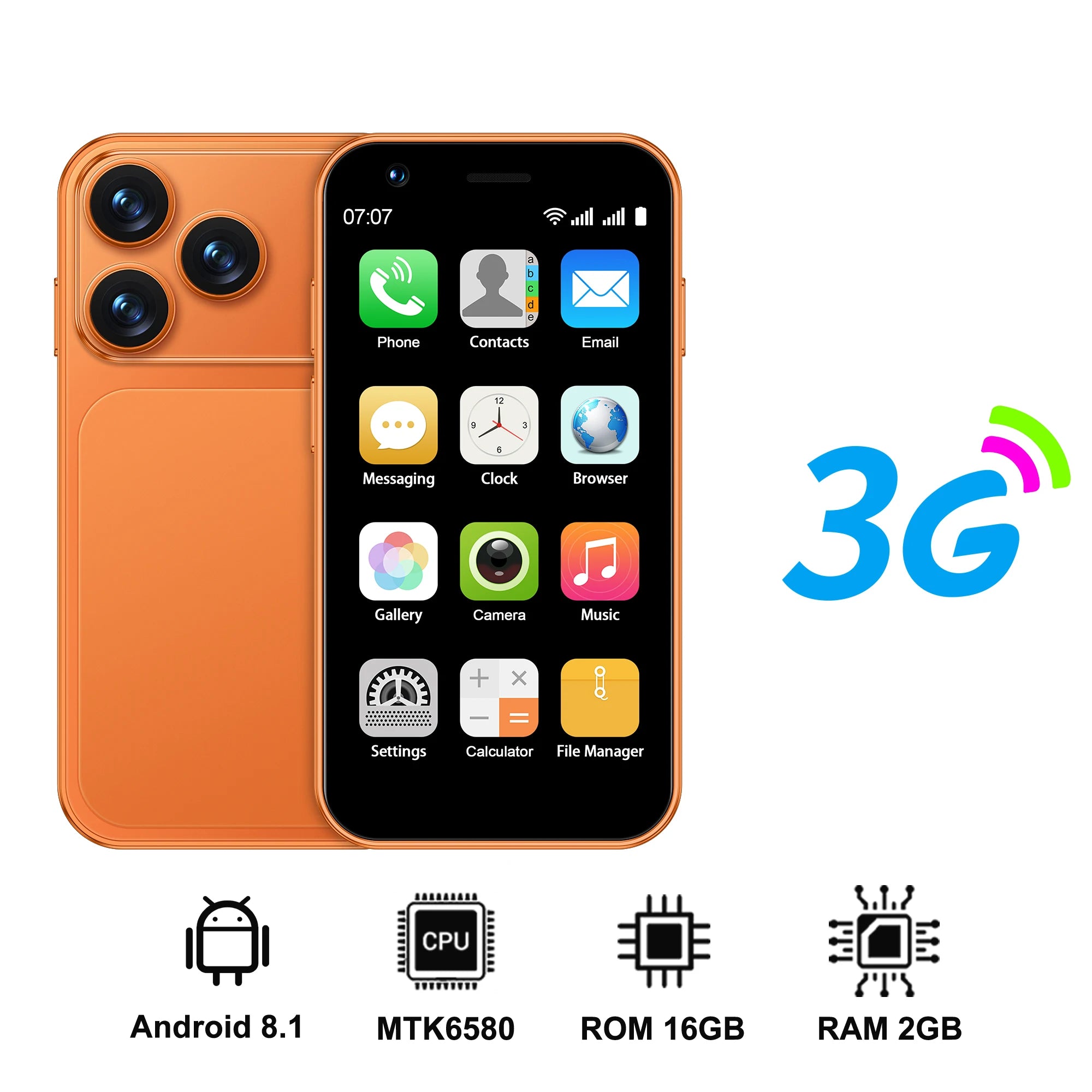 SERVO 18SE MINI Kleines Android Smartphone