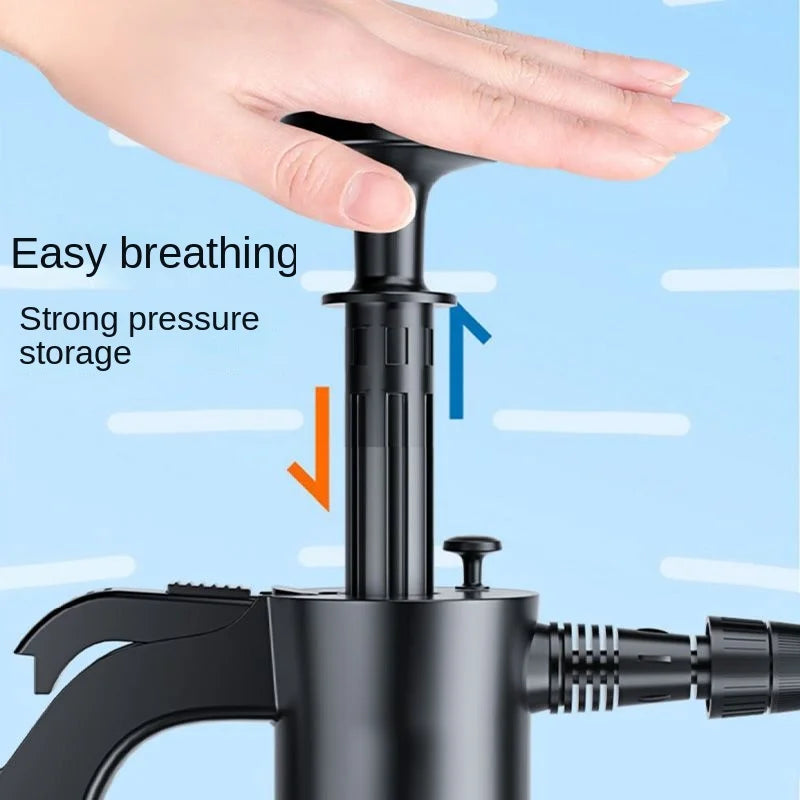 2L Handpumpen-Schaumsprüher - Foam Cannon mit 3 Düsen für Autowaschung