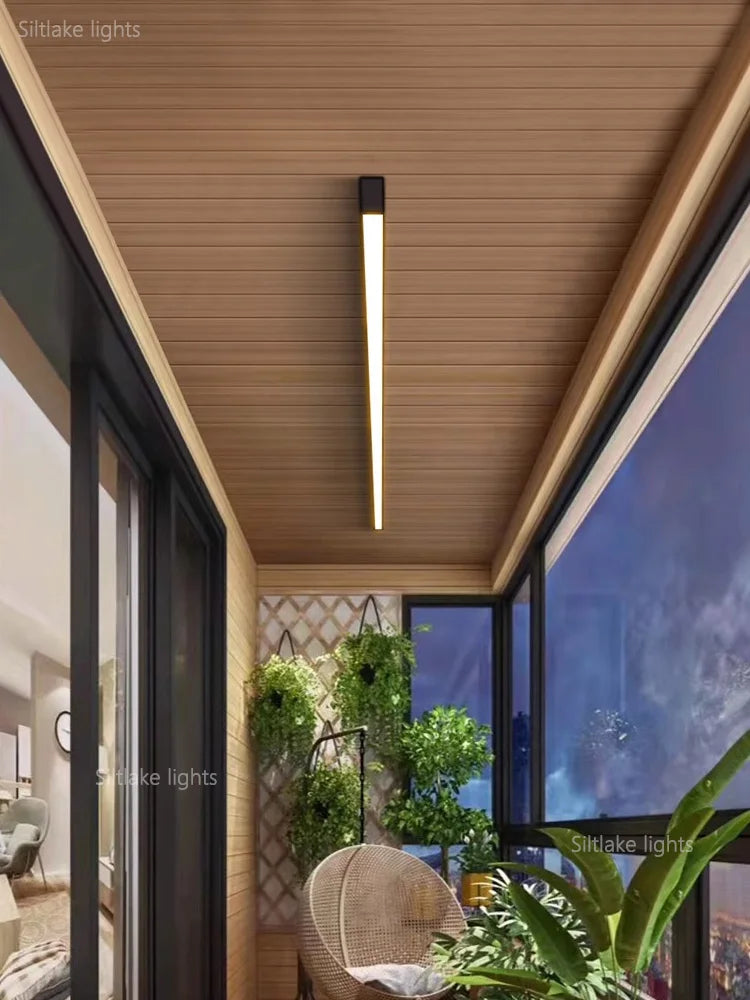 Moderne Lange Streifen Deckenleuchte