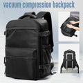 Vakuum Rucksack Reisetasche für Herren Große Kapazität Business Laptop Rucksack Damen Herren Erweiterbarer Rucksack Schultasche