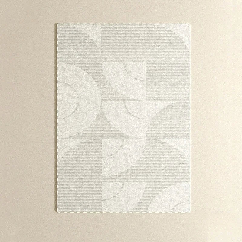 Beige Wohnzimmer Großflächen-Teppich