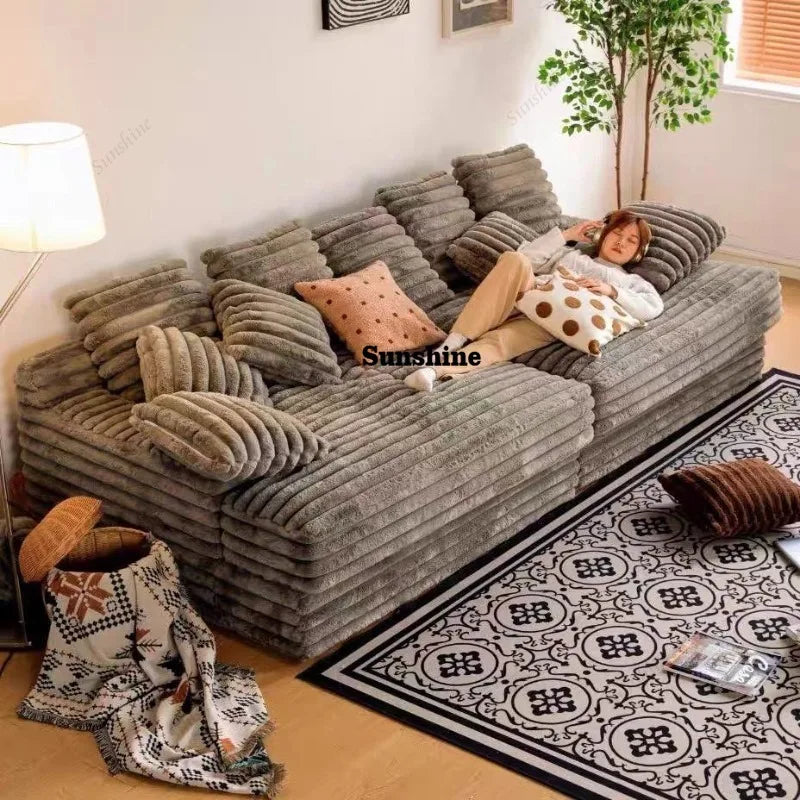 Puff European Vacuum Compressed Sofa Minimalist Nordic Modern Living Room Sofas Lounge 2 Seater Woonkamerbanken Home Furniture