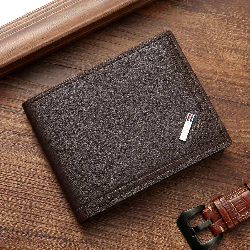 Minimalistische Leder-Geldbörse – Schlankes Portemonnaie für Herren