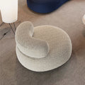 Beiges Minimalistisches Samt Geschwungenes Sofa-Set