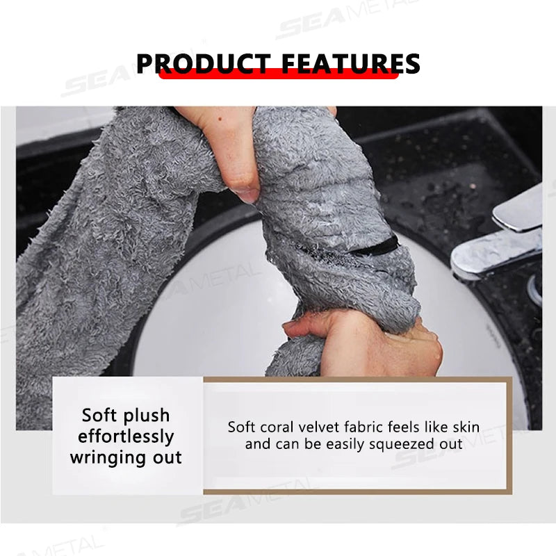 SEAMETAL XXL Auto-Trockentuch 120x50cm - Hochabsorbierend & Kratzfrei