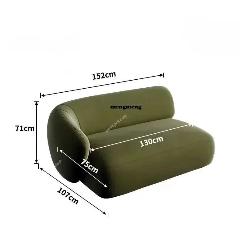 F150 Nordisches Minimalistisches Relaxsofa - Lazy Couch Bodensessel Luxus Lounge