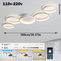 LED Deckenleuchte 110V-220V 3 Farben App Bluetooth Dimmbar