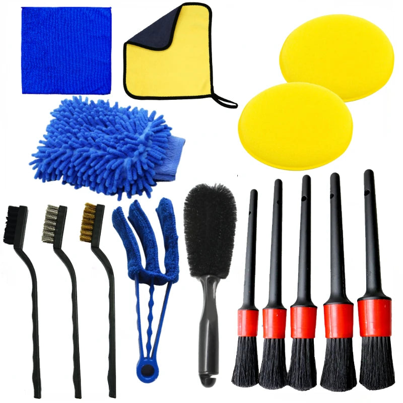 Auto-Detailing-Bürsten-Set Ultimate - Reinigungskit für Lüftungsschlitze & Spalten