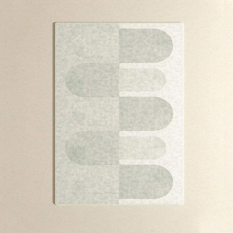 Beige Wohnzimmer Großflächen-Teppich