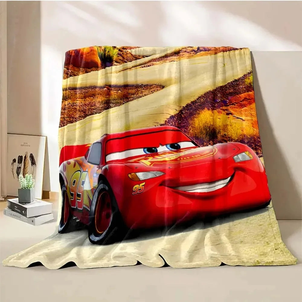 Pixar Cars Lightning McQueen Flanelldecke
