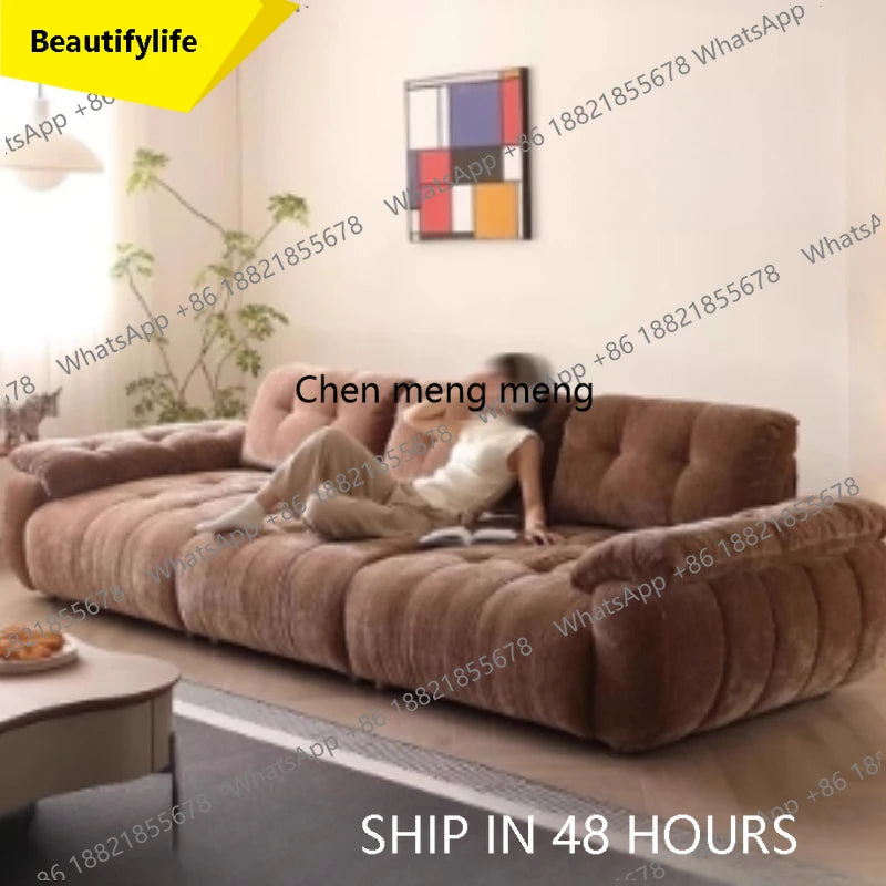 02M Design Loveseat Living Room Sofas Lounge Couch Create Filling Living Room Sofas Relaxing European Divano Postmodern Furnitur