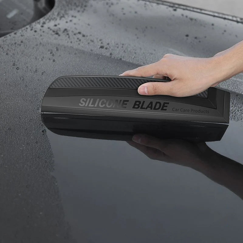 Silikon-Abzieher kratzfrei - Weiche Wasserabzieher für Auto & Fenster