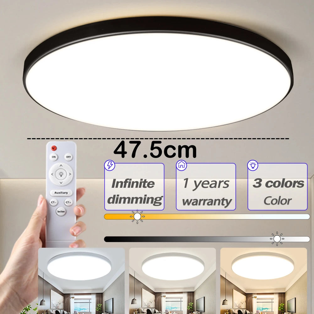 LED Deckenlampe AC220V 3 Farben Dimmbar