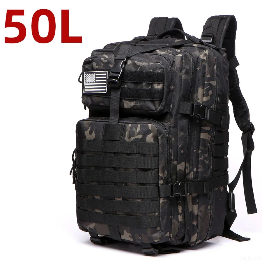 25L/50L Robuster Nylon Wasserdichter Taktischer Rucksack