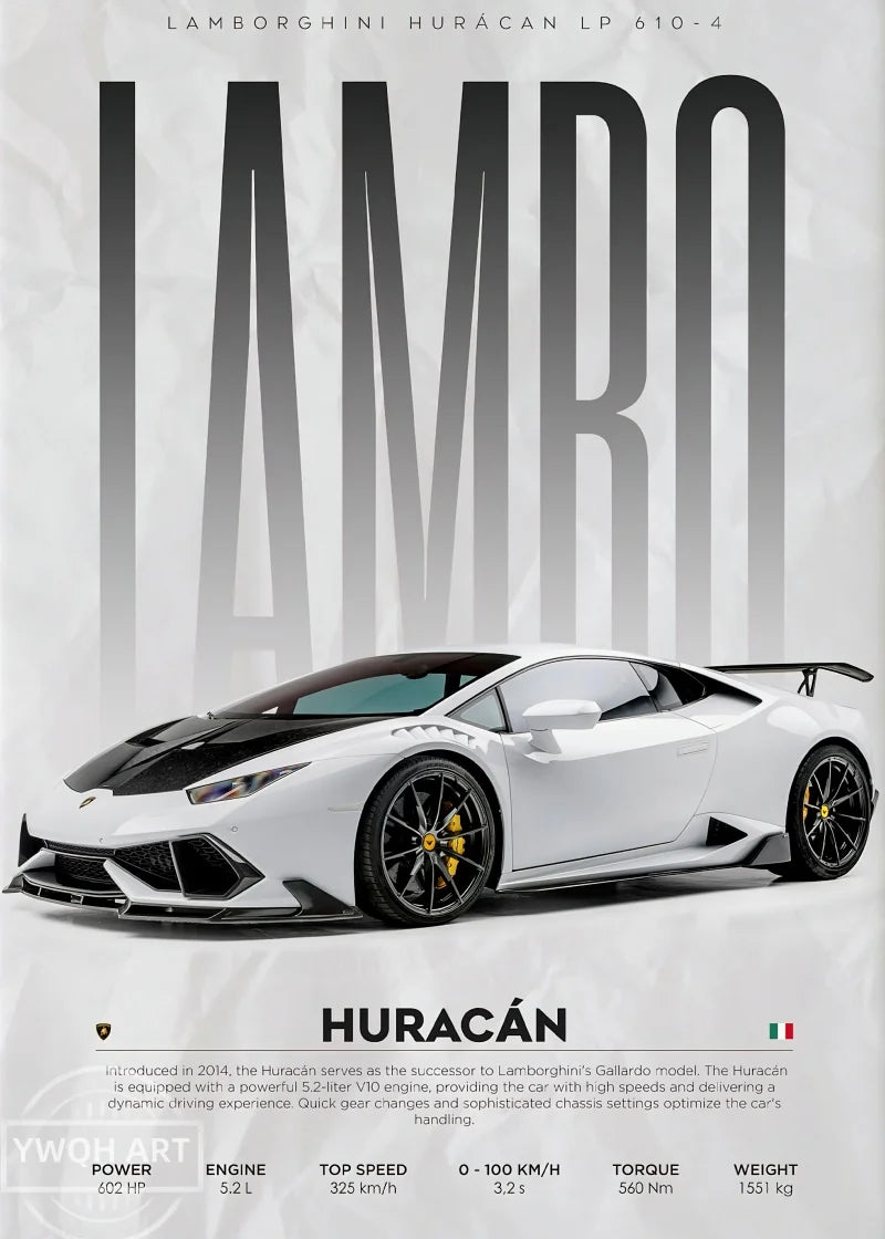 Berühmte Autos Poster - S14 F430 SF90 AMG GT R34 F40 Leinwand Wandkunst für Wohnzimmer