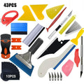 Profi Car-Wrap Werkzeug-Kit - Vinyl-Folierungs-Set mit Rakel, Spachtel & Cutter