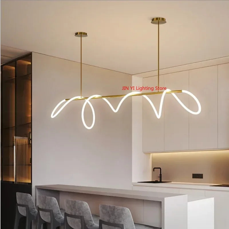 Nordischer LED Schlauch-Kronleuchter