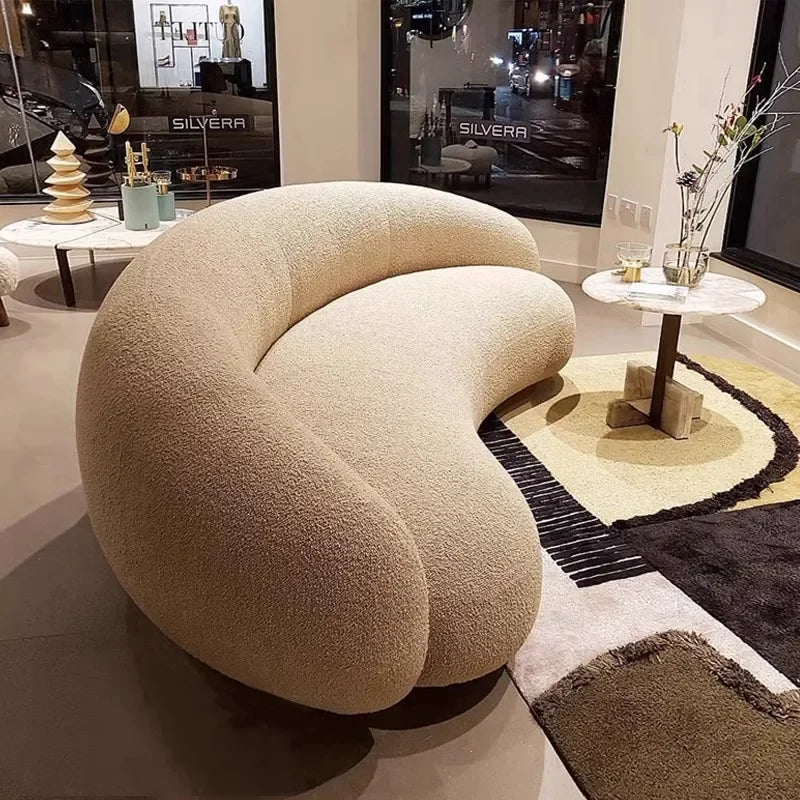 Nordisches Wohnzimmer Sofa - Minimalistisch Doppel Cord Vakuum komprimiert knochenlos 2025