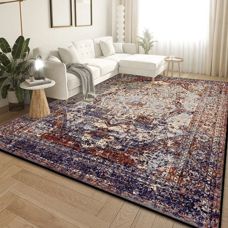 Retro Teppich für Wohnzimmer Dekoration