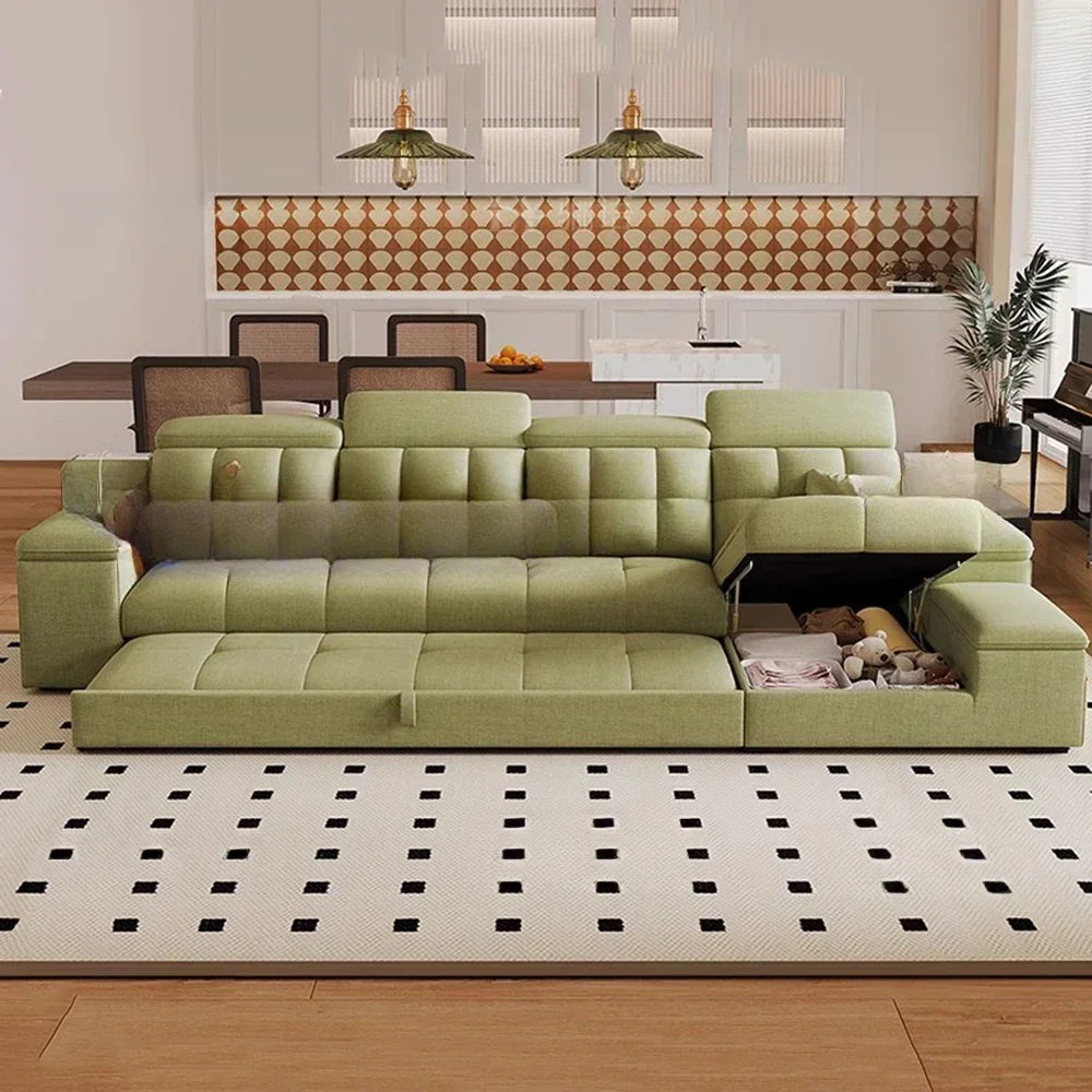 Lounge Armrest Elasticas Sofa Hidden Bed Multifunctional Luxury Sofas Modern Funky Minimalist Designer Muebles TrendyFurniture