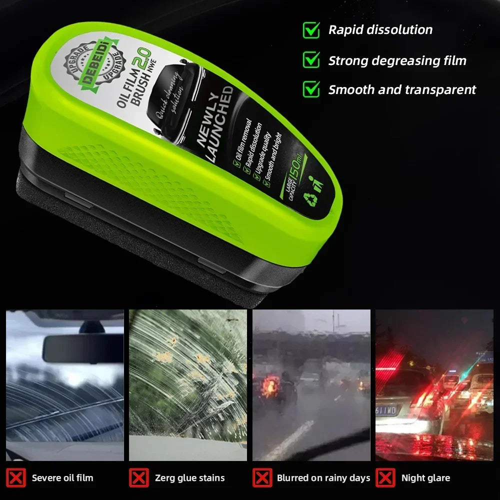 Autoglas Ölfilm-Entferner 150ml - Hydrophobe Glasversiegelung für Windschutzscheibe
