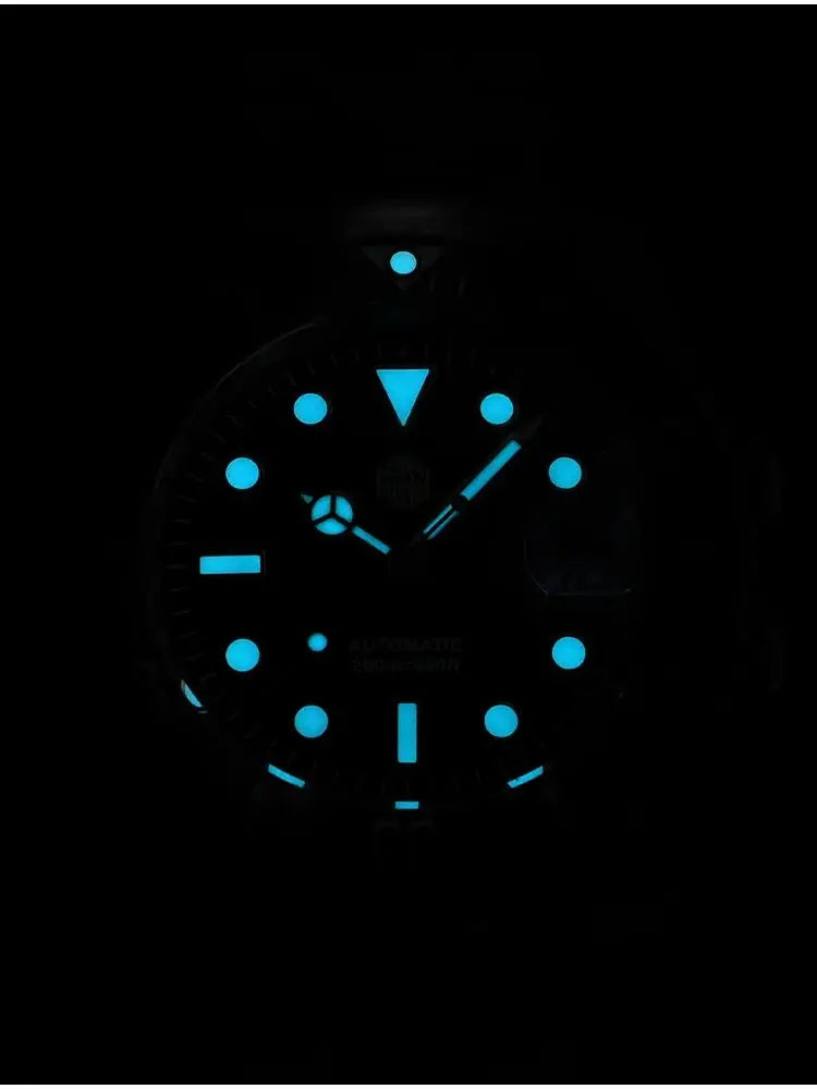 San Martin Taucheruhr 40mm - Automatik Mechanische Herrenuhr, Saphirglas, 200m Wasserdicht