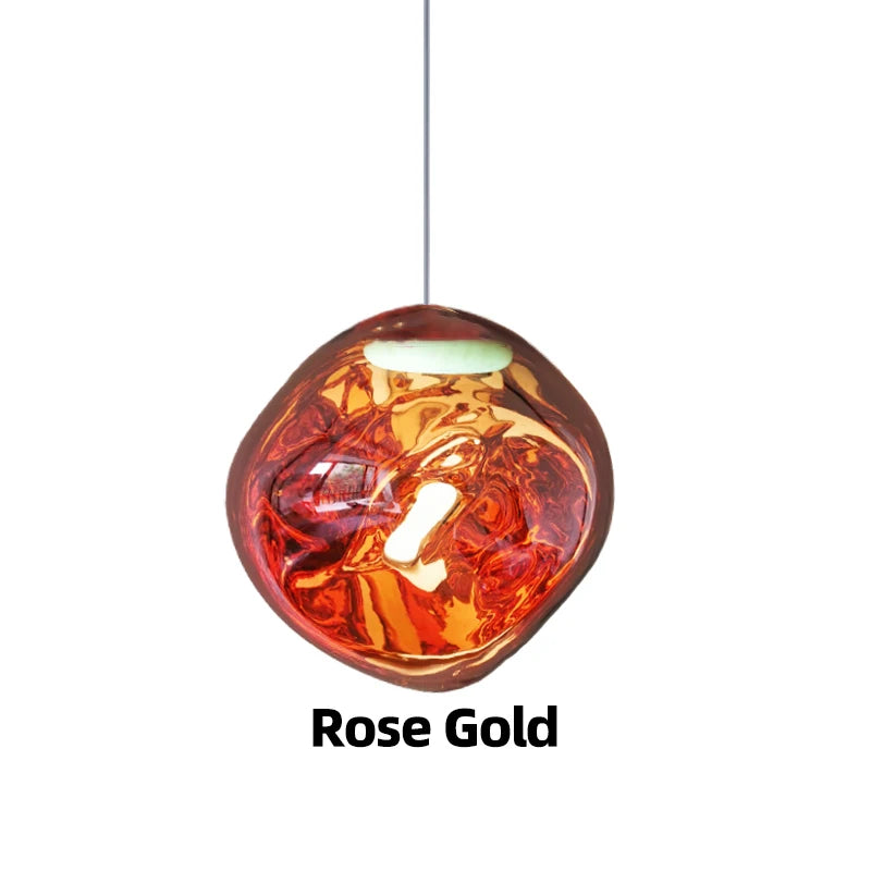 Moderne Lava LED Kronleuchter