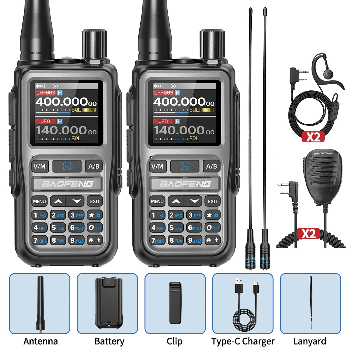 BAOFENG UV-5R Mini Walkie-Talkie