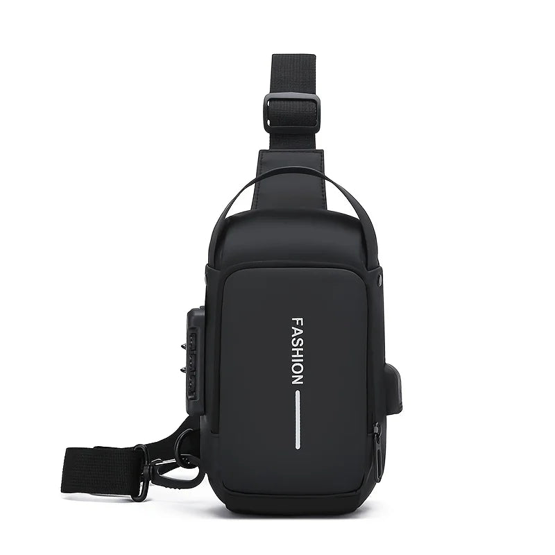 Robuste Oxford Stoff Herren Sling-Tasche