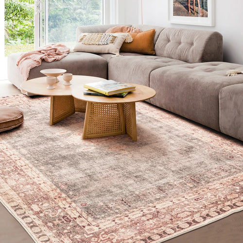 Amerikanischer Retro Teppich für Wohnzimmer