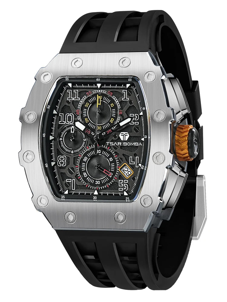TSAR BOMBA Herrenuhr Luxus Design