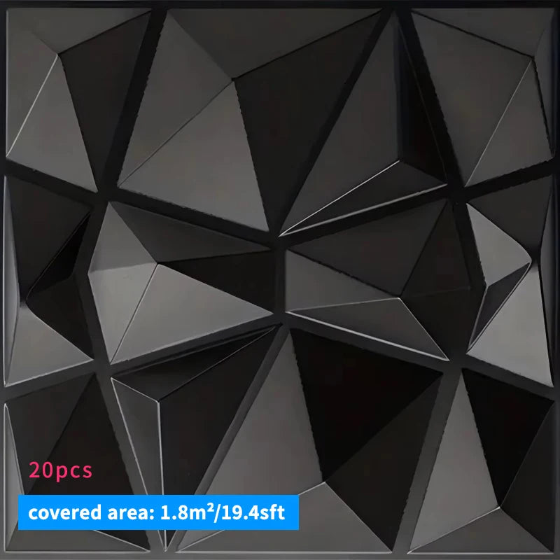 3D Wandpaneele 30x30cm Innen Wanddekoration