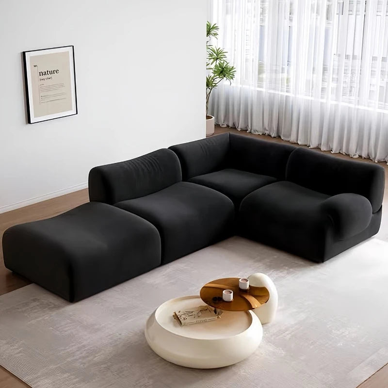 Luxus Wohnzimmer Sofa - Modern Minimalistisch Stoff Multifunktional Kombinierbar