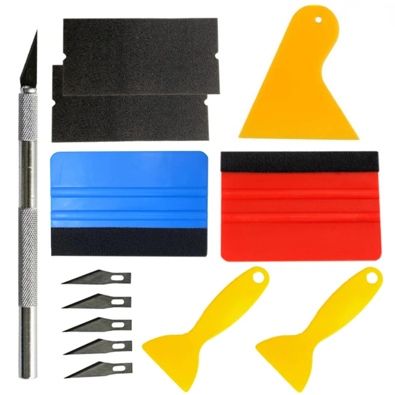 PWS Folierungs-Werkzeug-Set - Profi Car-Wrapping & Scheibentönungs-Kit