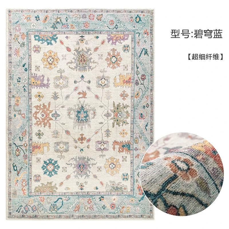 Amerikanischer Retro Teppich für Wohnzimmer