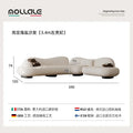 Sectional Modern Living Room Sofas Lazy Floor White Curved Living Room Sofas Relaxing Designer Muebles Postmodern Furniture