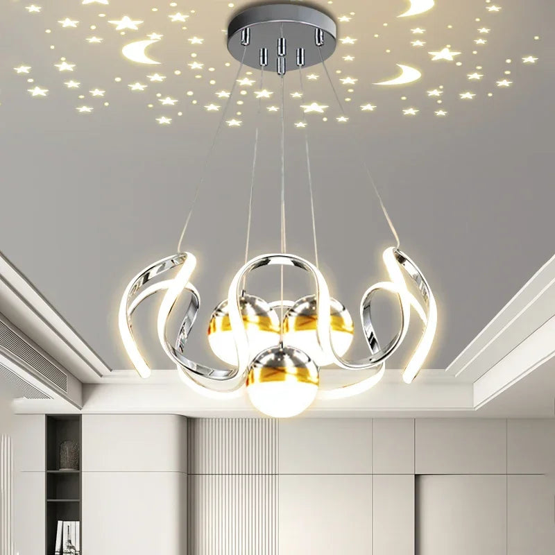 Moderner Stilvoller LED Kronleuchter