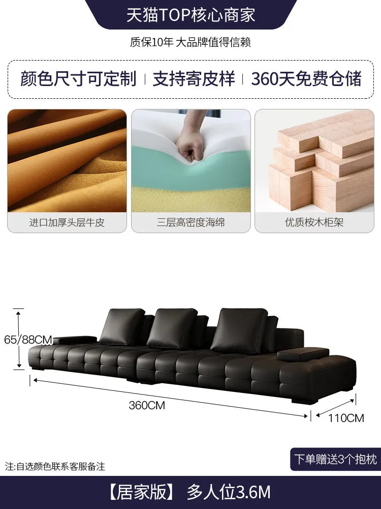 Minimalistisches Designer Sofa – Modernes Wohnzimmer Sofa