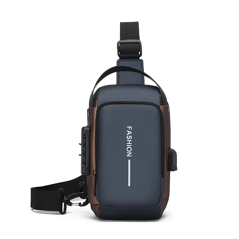 Robuste Oxford Stoff Herren Sling-Tasche
