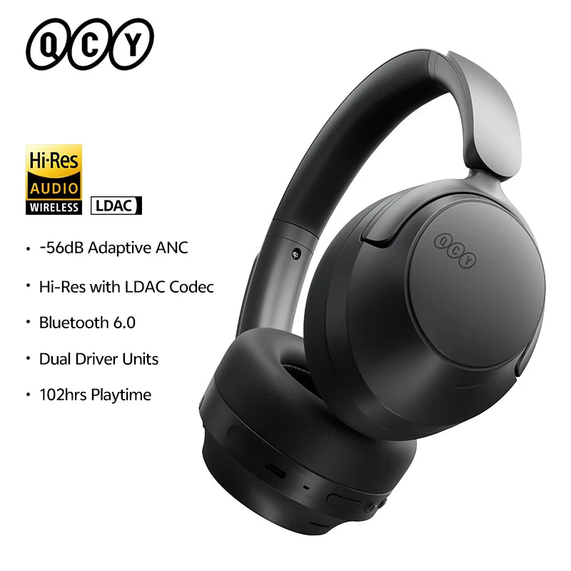 QCY H3S -56dB Adaptive ANC Over-Ear Kopfhörer