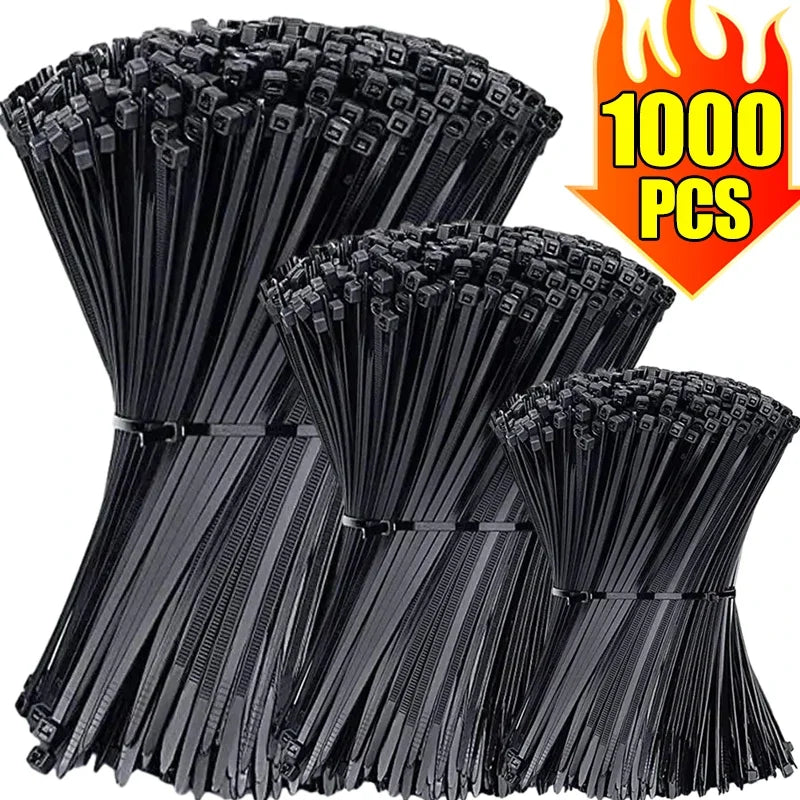1000/100 Stück Nylon Kabelbinder
